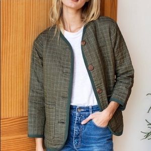 Emerson Fry India Quilted Army Jacket